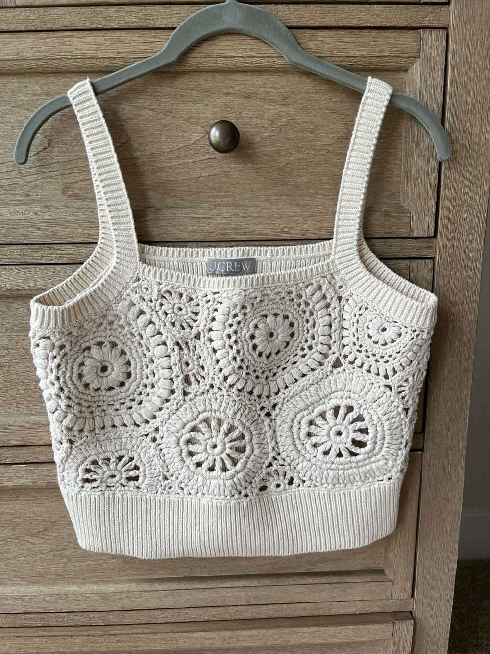 J.Crew Crochet Knit Tank Top